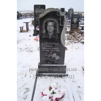 Купити пам'ятник з фігурною стелою 