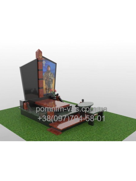 ОДИНАРНЫЙ ПАМЯТНИК ВОЕННОМУ ПВ-4 фотография