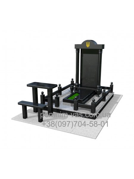 ОДИНАРНЫЙ ПАМЯТНИК  ВОЕННОМУ ПВ-49 фотография