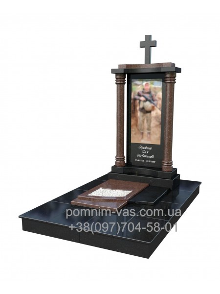 ОДИНАРНЫЙ ПАМЯТНИК  ВОЕННОМУ ПВ-52 фотография