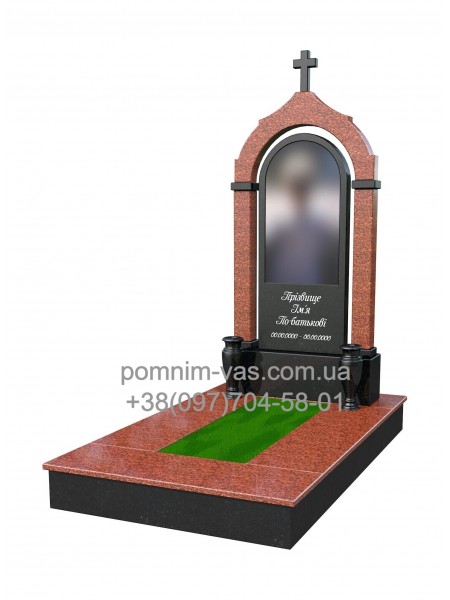 ОДИНАРНЫЙ ПАМЯТНИК  ВОЕННОМУ ПВ-58 фотография