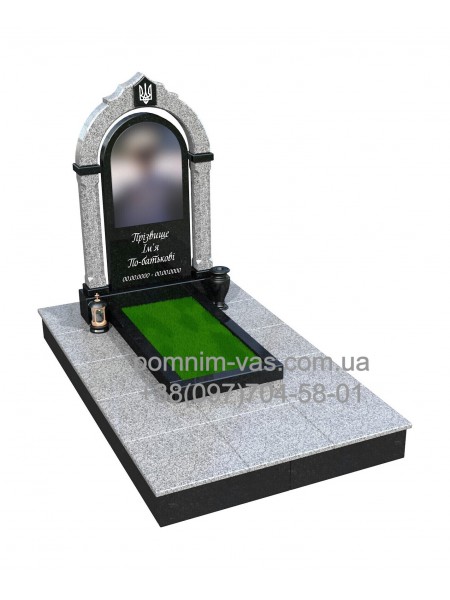 ОДИНАРНЫЙ ПАМЯТНИК ВОЕННОМУ ПВ-6 фотография