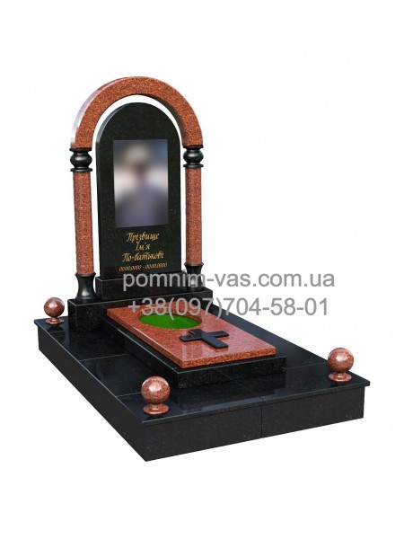 ОДИНАРНЫЙ ПАМЯТНИК  ВОЕННОМУ ПВ-70 фотография