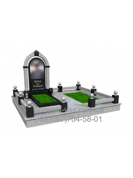 ОДИНАРНЫЙ ПАМЯТНИК  ВОЕННОМУ ПВ-73 фотография