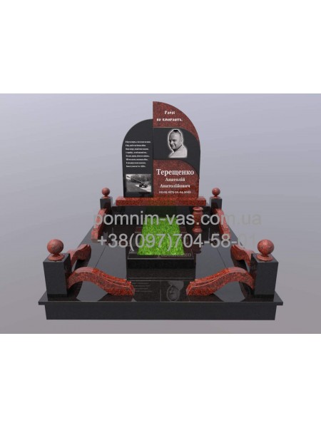 ОДИНАРНЫЙ ПАМЯТНИК ВОЕННОМУ ПВ-83 фотография