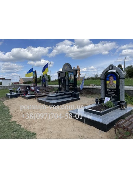 ОДИНАРНЫЙ ПАМЯТНИК ВОЕННОМУ ПВ-91 фотография