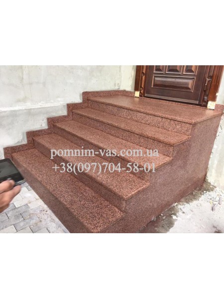 Гранітні сходи GS-10 фото Гранітні сходи GS-10 фотография