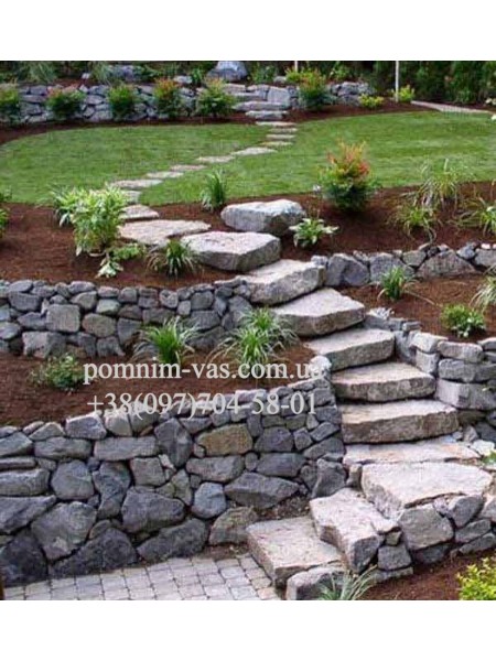 Гранітні сходи GS-16 фото Гранітні сходи GS-16 фотография