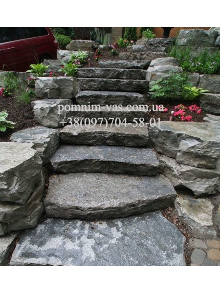Гранітні сходи GS-17 фото Гранітні сходи GS-17 фотография