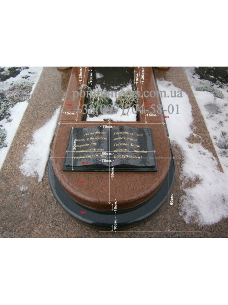 Гранітний квітник на могилу FL-1 фото Гранітний квітник на могилу FL-1 фотография