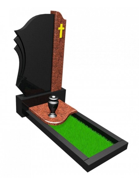 Гранітна ваза чорного кольору H40-D15 фото Гранітна ваза чорного кольору H40-D15 фотография